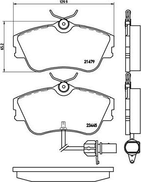 Brembo P 85 050 - Тормозные колодки, дисковые, комплект autosila-amz.com