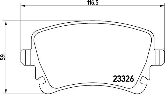 Brembo P 85 064 - Тормозные колодки, дисковые, комплект autosila-amz.com