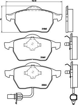 Brembo P 85 060 - Тормозные колодки, дисковые, комплект autosila-amz.com