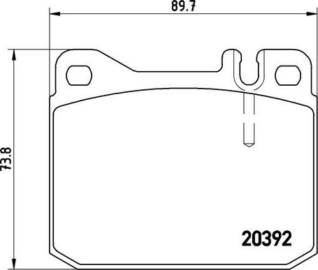 Brembo P 85 007 - Тормозные колодки, дисковые, комплект autosila-amz.com