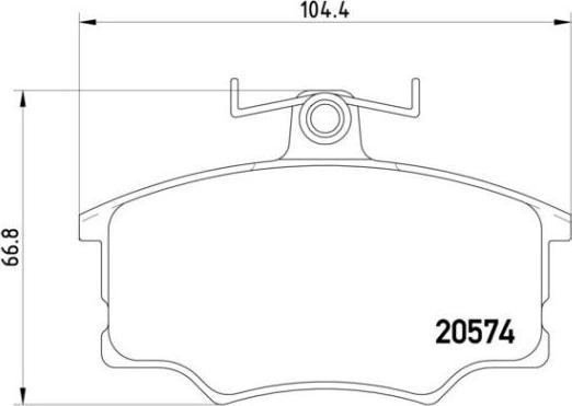 Brembo P 85 010 - Тормозные колодки, дисковые, комплект autosila-amz.com