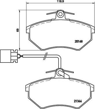 Brembo P 85 034 - Тормозные колодки, дисковые, комплект autosila-amz.com