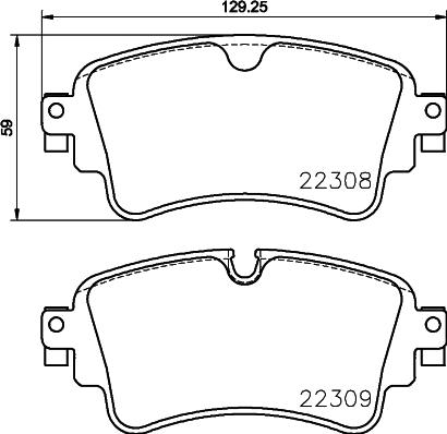 Brembo P 85 154X - Тормозные колодки, дисковые, комплект autosila-amz.com