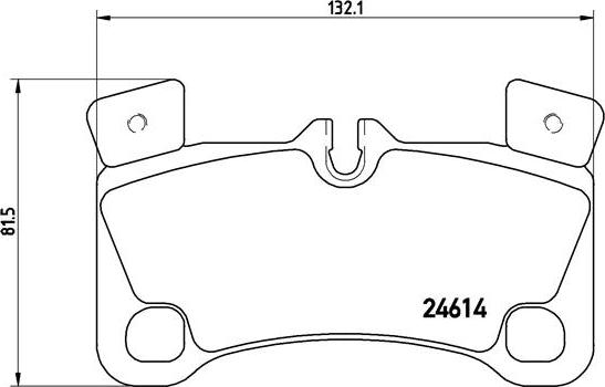 Brembo P 85 103 - Тормозные колодки, дисковые, комплект autosila-amz.com