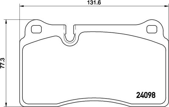 Brembo P 85 110 - Тормозные колодки, дисковые, комплект autosila-amz.com