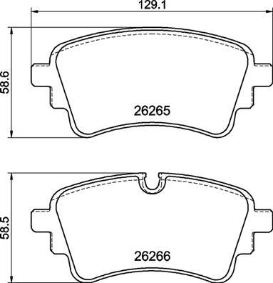 Brembo P 85 185 - Тормозные колодки, дисковые, комплект autosila-amz.com