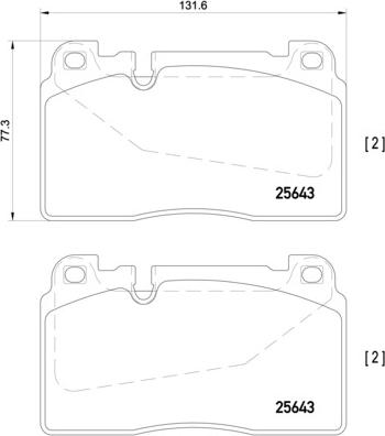 Brembo P 85 123 - Тормозные колодки, дисковые, комплект autosila-amz.com