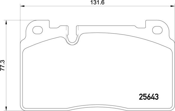 Brembo P 85 122 - Тормозные колодки, дисковые, комплект autosila-amz.com