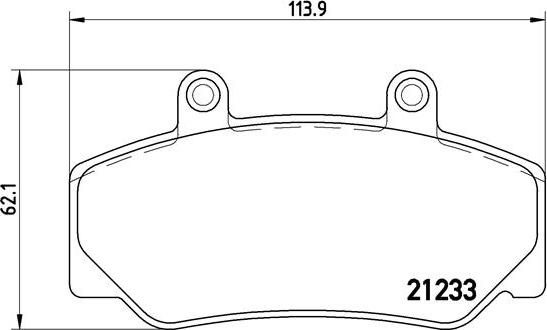 Brembo P 86 006 - Тормозные колодки, дисковые, комплект autosila-amz.com