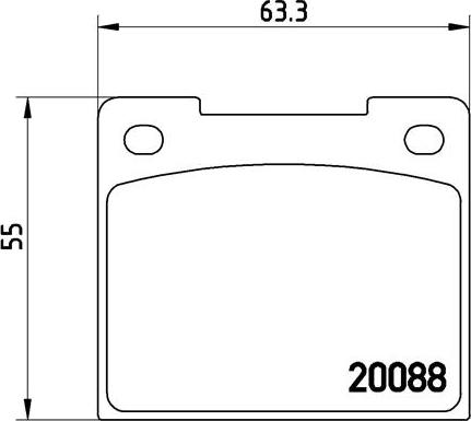 Brembo P 86 001 - Колодки тормозные дисковые передн. TALBOT RANCHO 01/77-07/84 / TRIUMPH SPITFIRE 10/62-01/80 autosila-amz.com