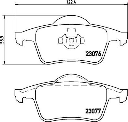 Brembo P 86 014 - Тормозные колодки, дисковые, комплект autosila-amz.com