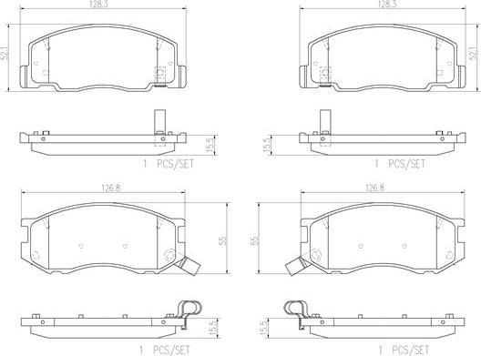 Brembo P83093N - Тормозные колодки, дисковые, комплект autosila-amz.com