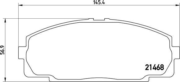 Brembo P 83 092 - Тормозные колодки, дисковые, комплект autosila-amz.com