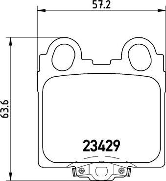 Brembo P 83 045 - Тормозные колодки, дисковые, комплект autosila-amz.com