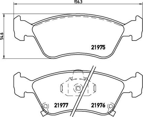 Brembo P 83 041 - Тормозные колодки, дисковые, комплект autosila-amz.com