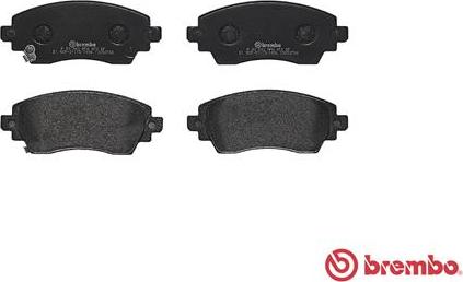 Brembo P 83 042 - Колодки тормозные дисковые передн. TOYOTA COROLLA (_E11_) 04/97-06/02 / TOYOTA COROLLA Compact (_E1 autosila-amz.com