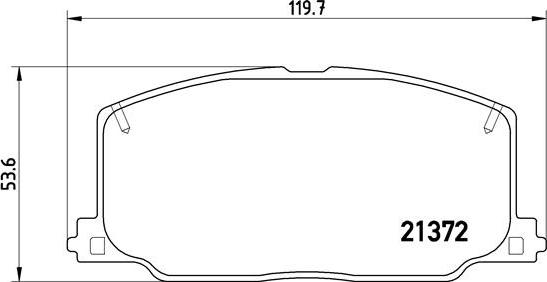 Brembo P 83 016 - Тормозные колодки, дисковые, комплект autosila-amz.com