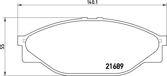 Brembo P 83 023 - Тормозные колодки, дисковые, комплект autosila-amz.com