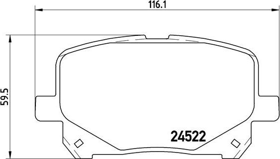 Brembo P83100N - Тормозные колодки, дисковые, комплект autosila-amz.com