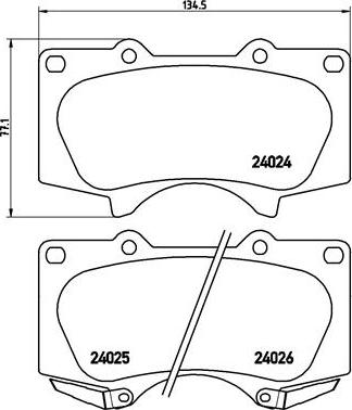 Brembo P 83 102X - Тормозные колодки, дисковые, комплект autosila-amz.com