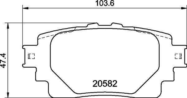 Brembo P 83 174 - Тормозные колодки, дисковые, комплект autosila-amz.com