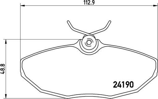 Brembo P 36 015 - Тормозные колодки, дисковые, комплект autosila-amz.com