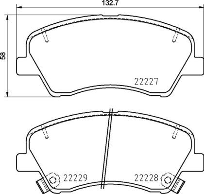 Brembo P 30 098 - Тормозные колодки, дисковые, комплект autosila-amz.com