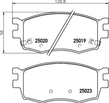 Brembo P 30 069 - Тормозные колодки, дисковые, комплект autosila-amz.com