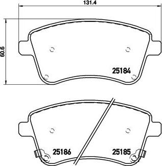 Brembo P 30 064 - Тормозные колодки, дисковые, комплект autosila-amz.com