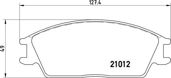 Brembo P 30 001 - Тормозные колодки, дисковые, комплект autosila-amz.com