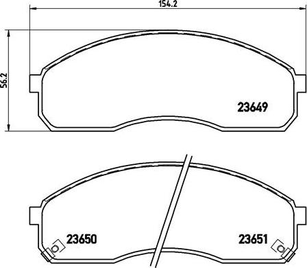 Brembo P 30 012 - Тормозные колодки, дисковые, комплект autosila-amz.com