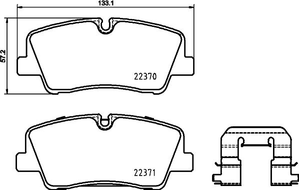 Brembo P 30 085 - Тормозные колодки, дисковые, комплект autosila-amz.com