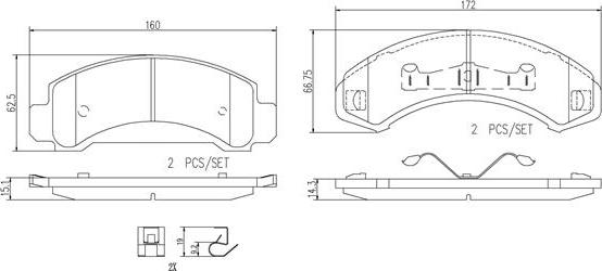 Brembo P24092N - Тормозные колодки, дисковые, комплект autosila-amz.com