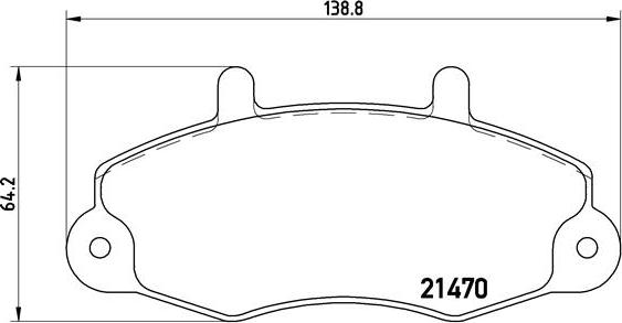 Brembo P 24 049 - Автозапчасть autosila-amz.com