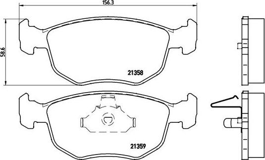 Brembo P 24 069 - Тормозные колодки, дисковые, комплект autosila-amz.com