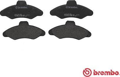 Brembo P 24 029 - Колодки тормозные дисковые передн. FORD ESCORT 91 Express (AVL) 07/90-12/94 / FORD ESCORT 95 Box autosila-amz.com