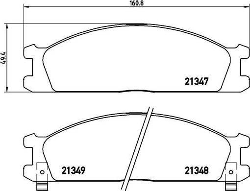 Brembo P 24 026 - Тормозные колодки, дисковые, комплект autosila-amz.com