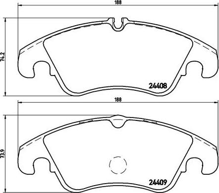 TRW Engine Component GDB1833 - Тормозные колодки, дисковые, комплект autosila-amz.com