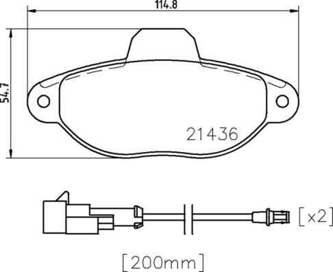 Brembo P 24 147X - Тормозные колодки, дисковые, комплект autosila-amz.com