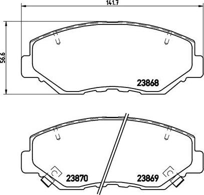 Brembo P 28 035X - Тормозные колодки, дисковые, комплект autosila-amz.com