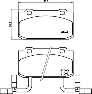 ATE 13.0460-7066.2 - Тормозные колодки, дисковые, комплект autosila-amz.com