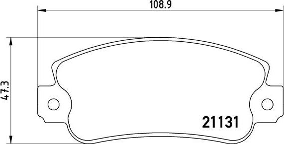 Brembo P 23 029 - Тормозные колодки, дисковые, комплект autosila-amz.com