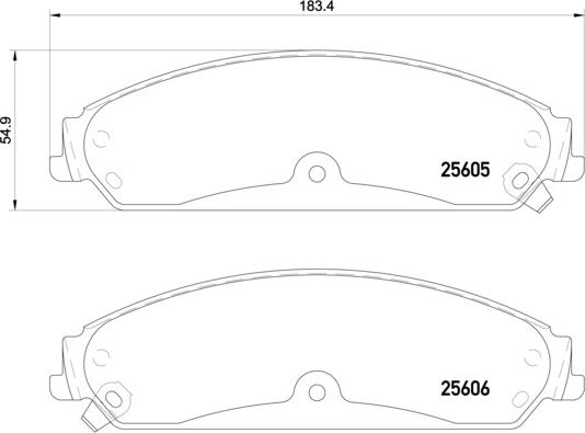 Brembo P 23 149 - Тормозные колодки, дисковые, комплект autosila-amz.com