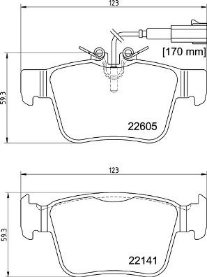 Brembo P 23 180 - Тормозные колодки, дисковые, комплект autosila-amz.com