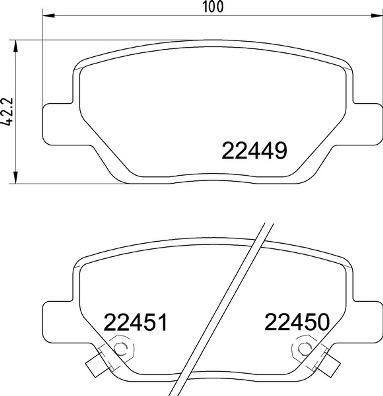 Brembo P 23 179 - Тормозные колодки, дисковые, комплект autosila-amz.com