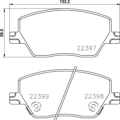 Brembo P 23 170 - Тормозные колодки, дисковые, комплект autosila-amz.com