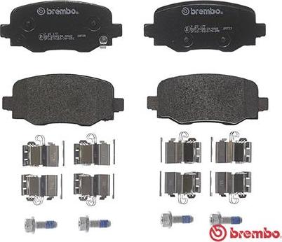 Brembo P 23 177 - Колодки тормозные дисковые задн FIAT 500X, JEEP (GAC FCA) RENEGADE 14- autosila-amz.com