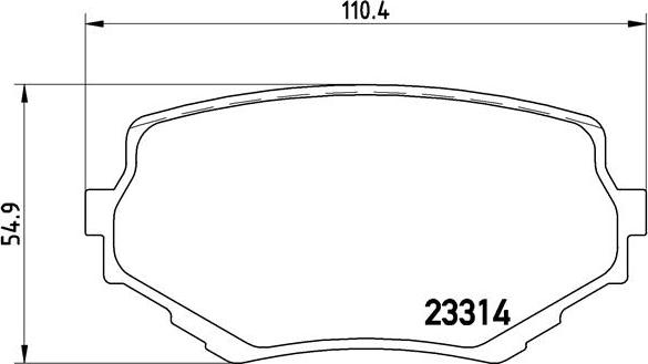 Brembo P 79 009 - Тормозные колодки, дисковые, комплект autosila-amz.com