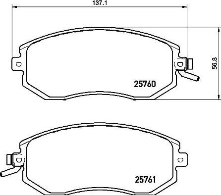 Brembo P 78 021X - Тормозные колодки, дисковые, комплект autosila-amz.com