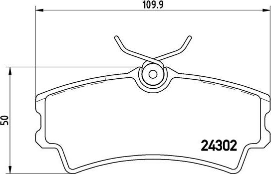 Brembo P 72 001 - Тормозные колодки, дисковые, комплект autosila-amz.com